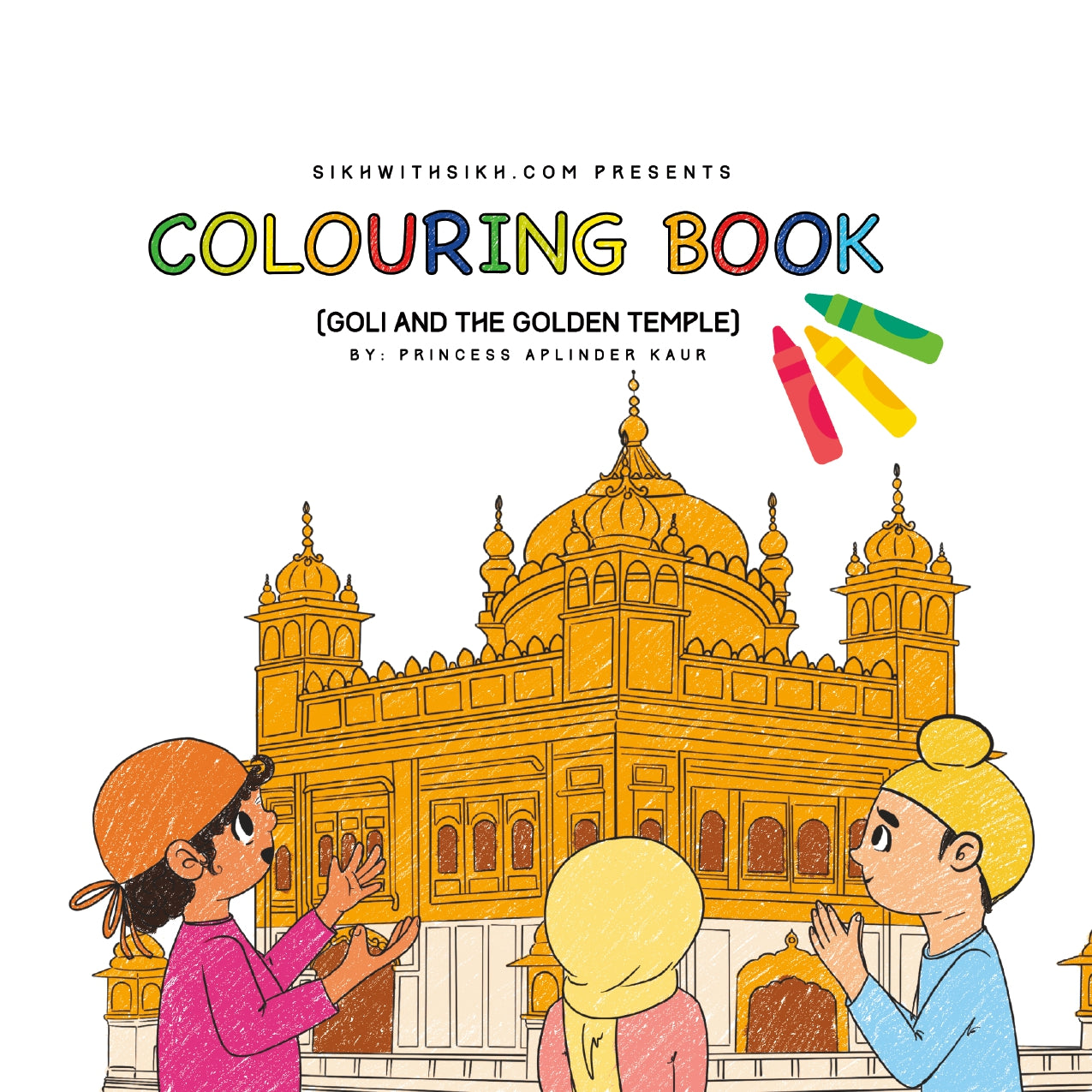 Goli and The Golden Temple Coloring Book (Paperback)