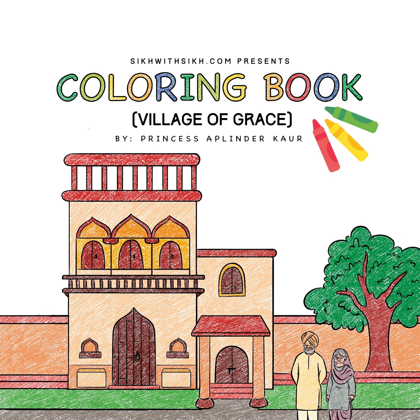 Village of Grace Coloring Book (Paperback)
